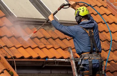 Démoussage et hydrofuge de toiture à Hocquigny